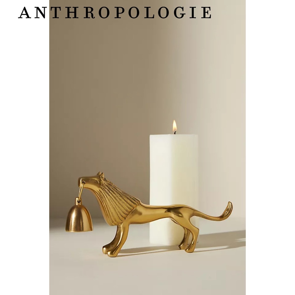 Anthropologie Lion Candle Snuffer